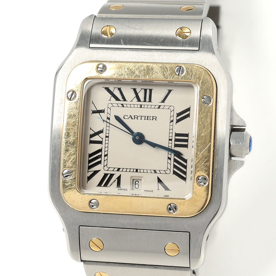 Cartier Santos Galbée 29x29mm Ca 1990 Watch