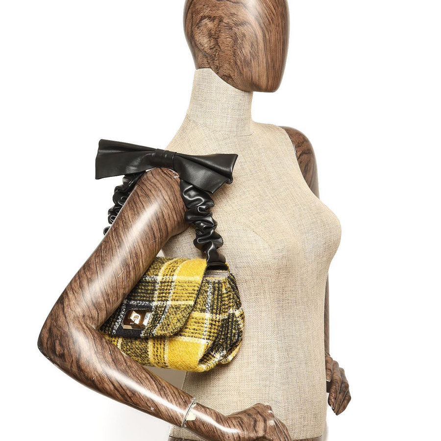 Red Valentino Bow Tweed Bag