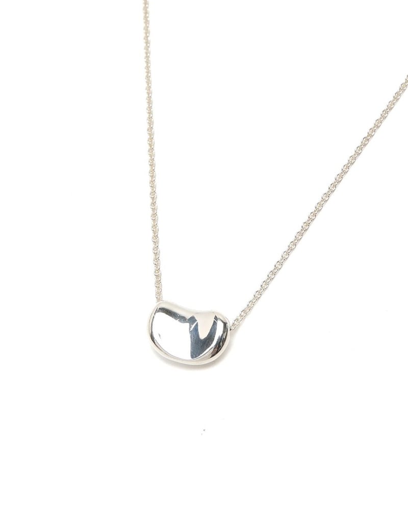 Tiffany & Co Elsa Peretti Bean Silver Necklace
