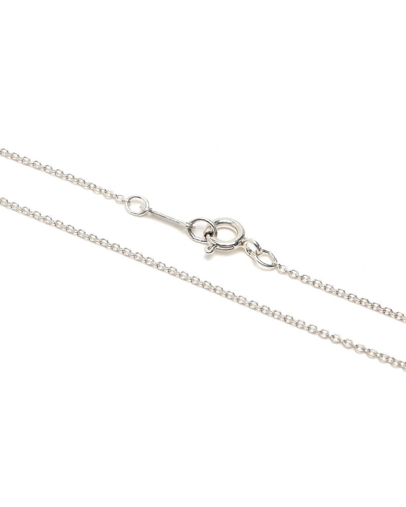 Tiffany & Co Elsa Peretti Bean Silver Necklace
