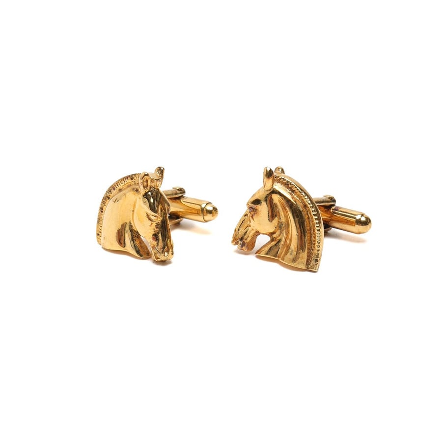 Hermès Cheval Horse Cufflinks