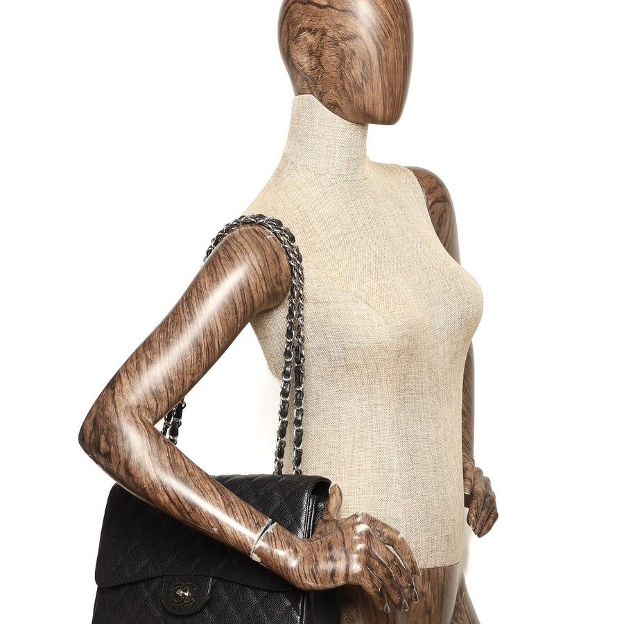 Chanel Classic Caviar Jumbo Single Flap Bag