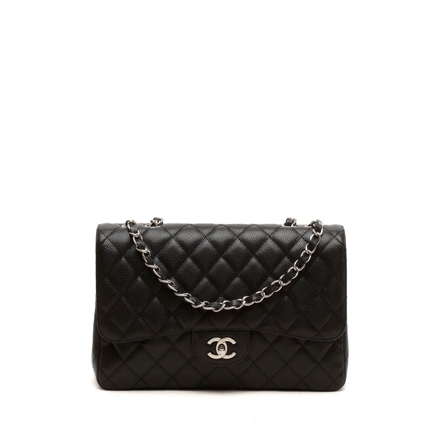 Chanel Classic Caviar Jumbo Single Flap Bag