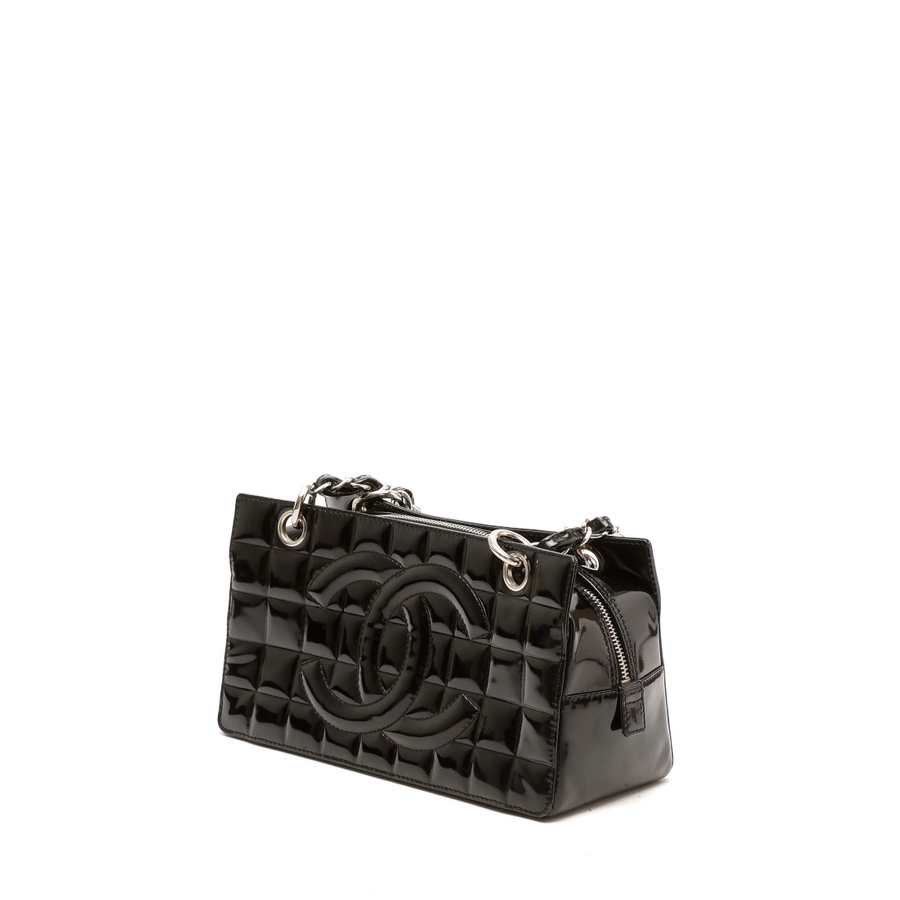Chanel CC Chocolate Bar Patent Bag