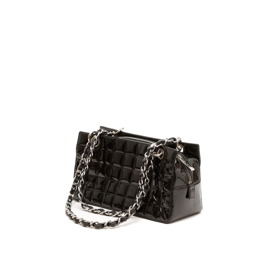 Chanel CC Chocolate Bar Patent Bag