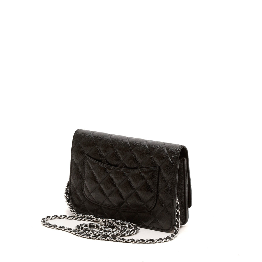 Chanel Caviar Wallet On Chain Bag