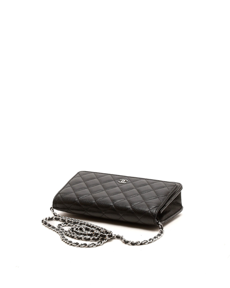 Chanel Caviar Wallet On Chain Bag