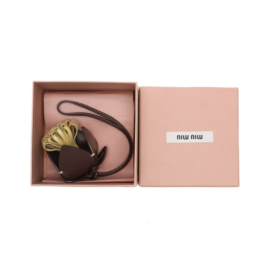 Miu Miu Leather Flower Bag Charm