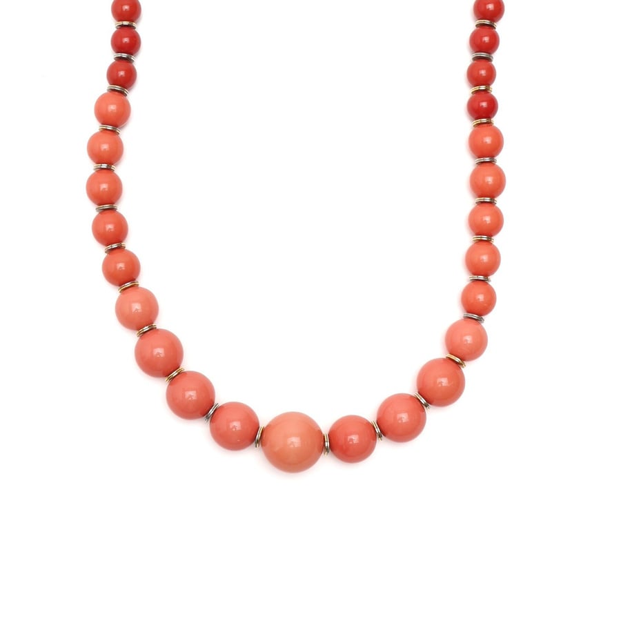 Saint Laurent YSL Beaded Long Necklace