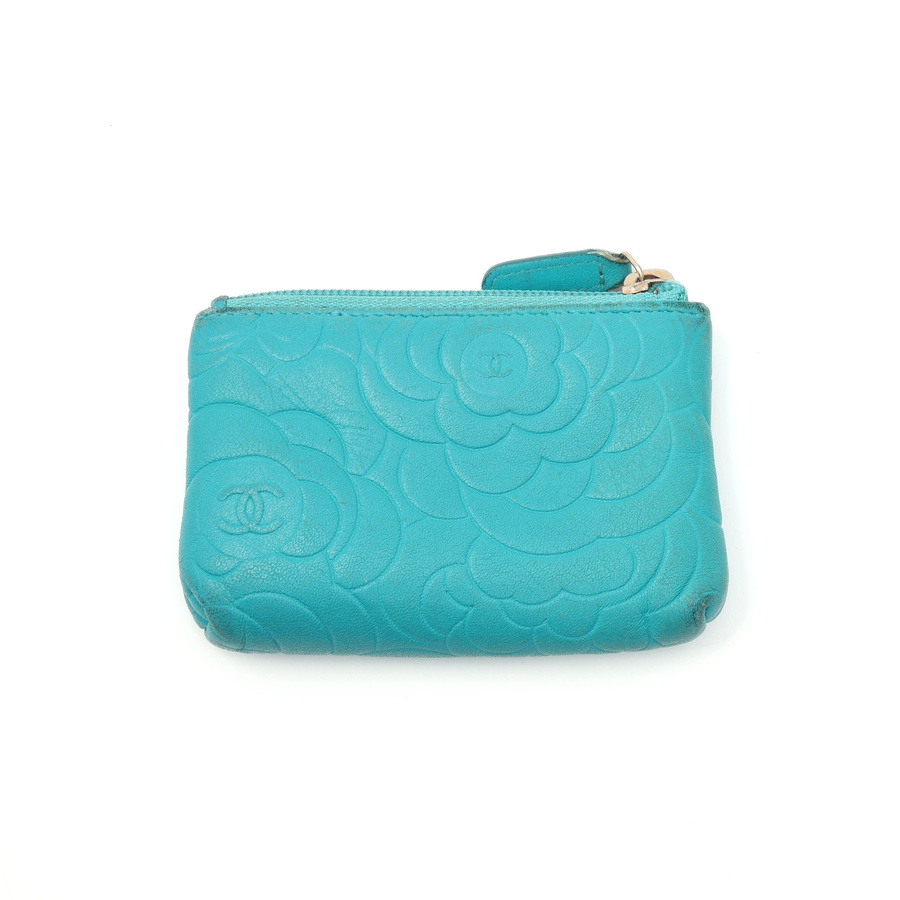 Chanel CC Camellia Coin Purse