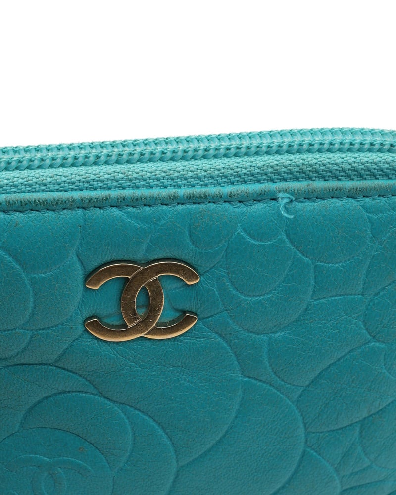 Chanel CC Camellia Coin Purse