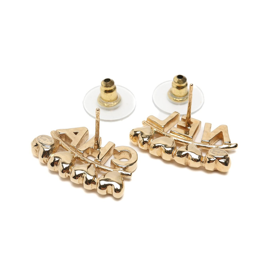 Chanel Coco Mark Rhinestone Earrings