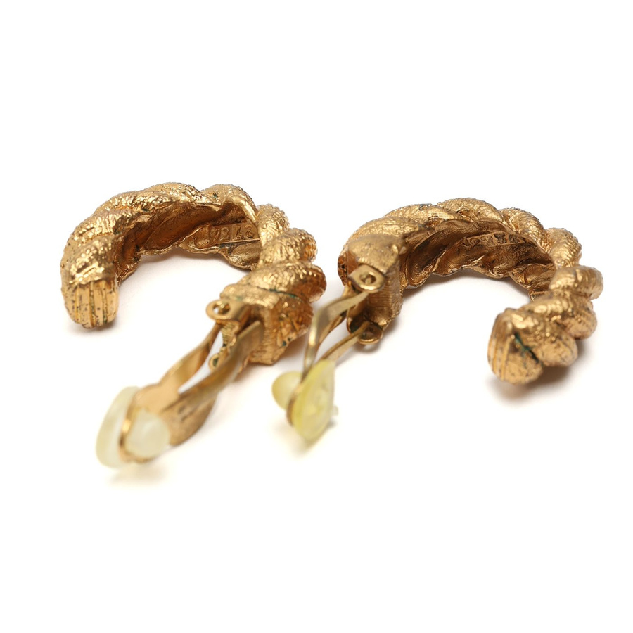 Chanel Clip-on Hoop Earrings