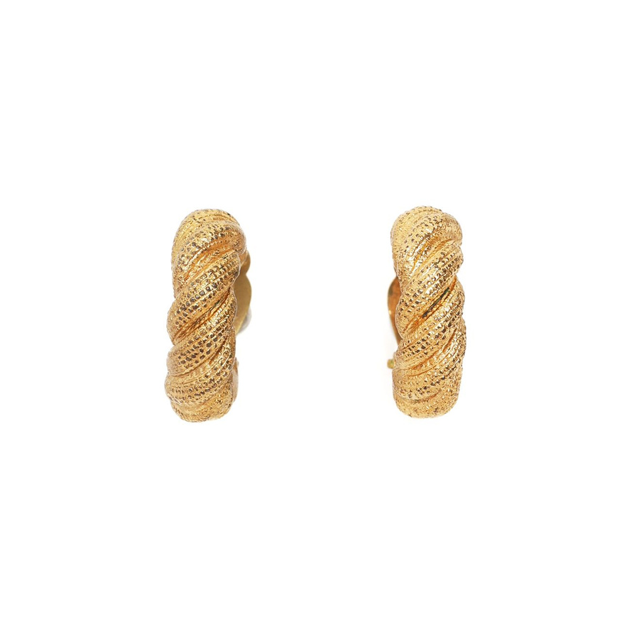 Chanel Clip-on Hoop Earrings