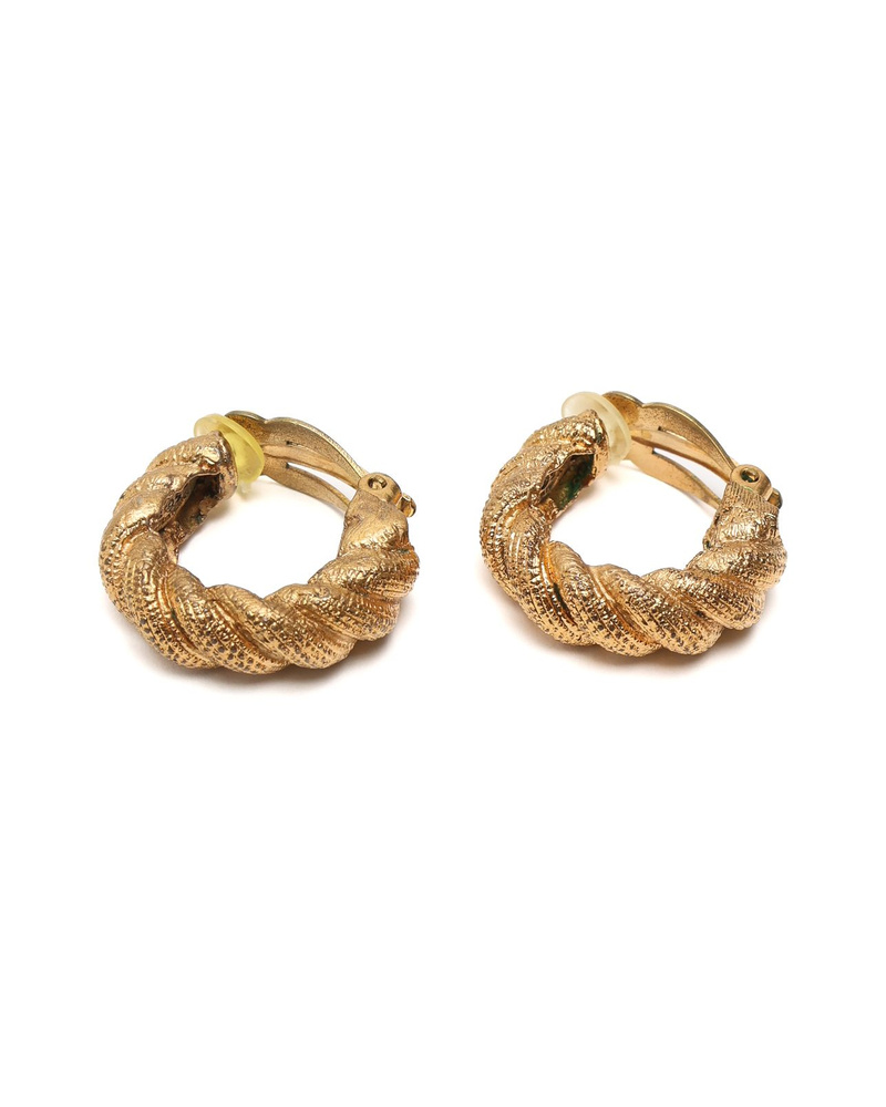 Chanel Clip-on Hoop Earrings