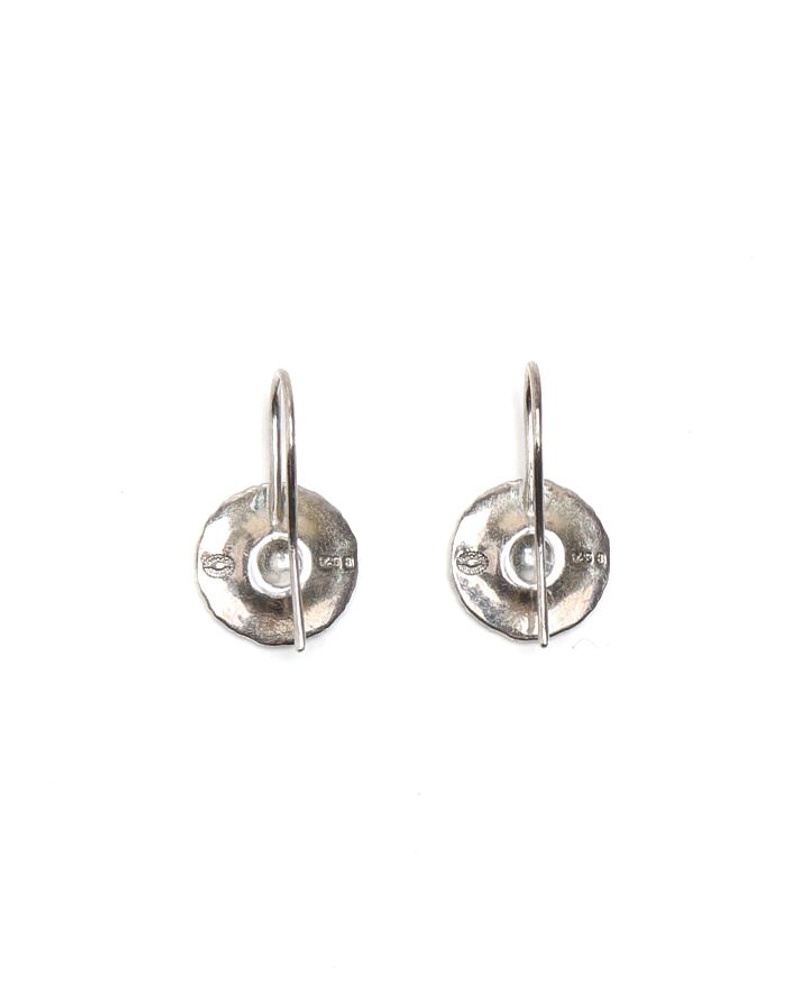 Georg Jensen Flower Motif Silver Earrings