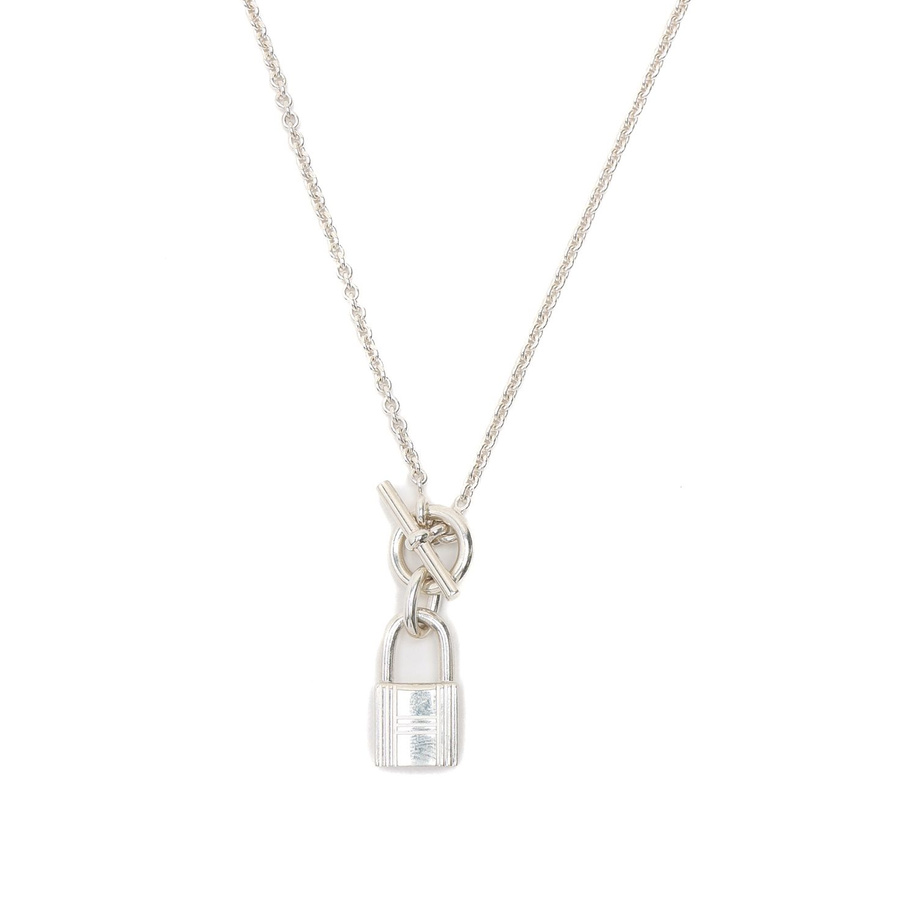 Hermès Kelly Cadena Silver Necklace