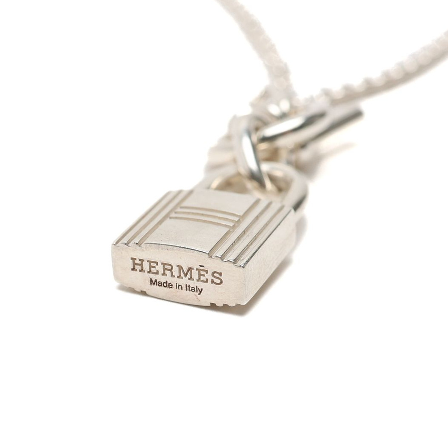Hermès Kelly Cadena Silver Necklace