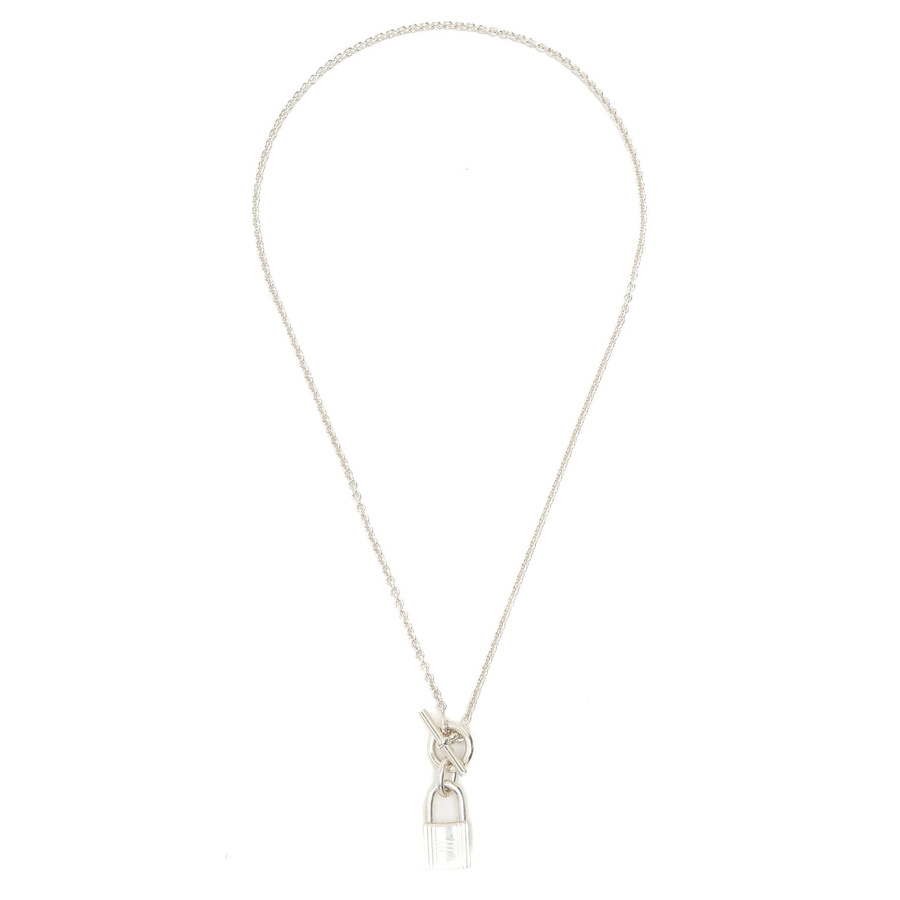 Hermès Kelly Cadena Silver Necklace