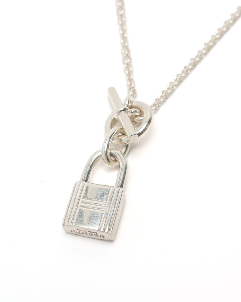 Hermès Kelly Cadena Silver Necklace