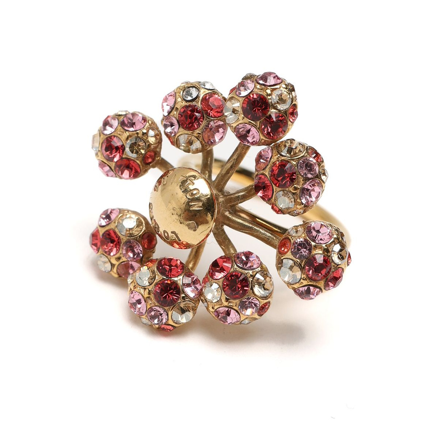 Louis Vuitton Rhinestone 1001 Nuits Cocktail Ring, Size 49