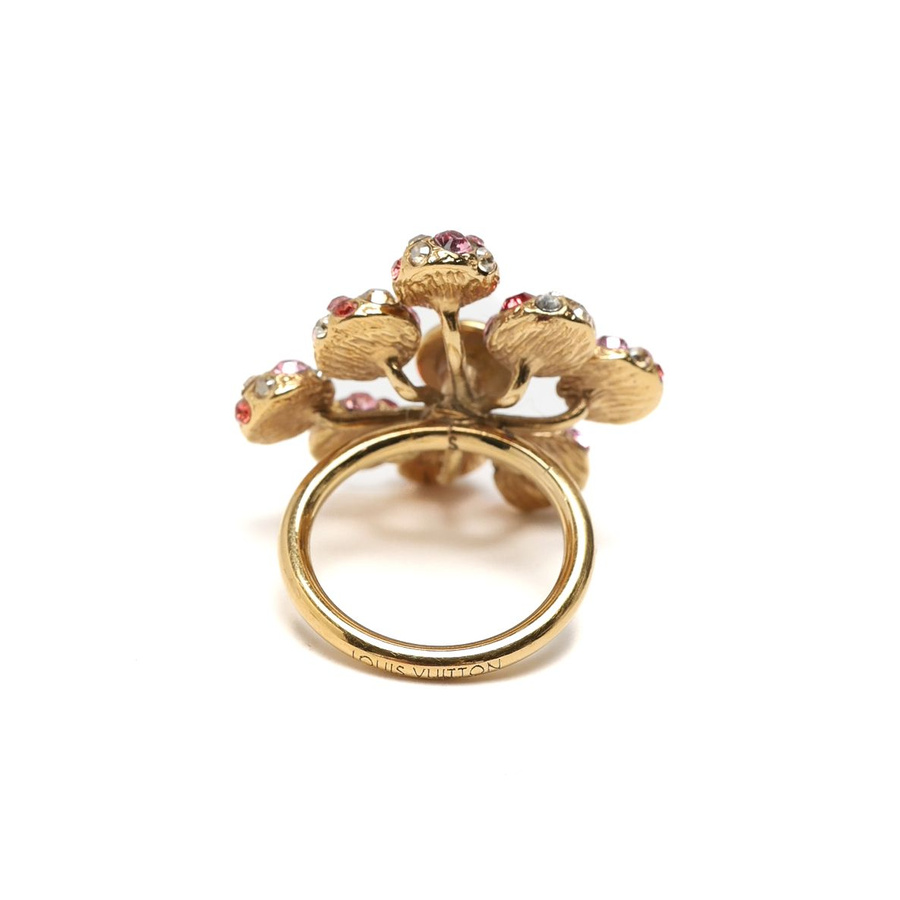 Louis Vuitton Rhinestone 1001 Nuits Cocktail Ring, Size 49