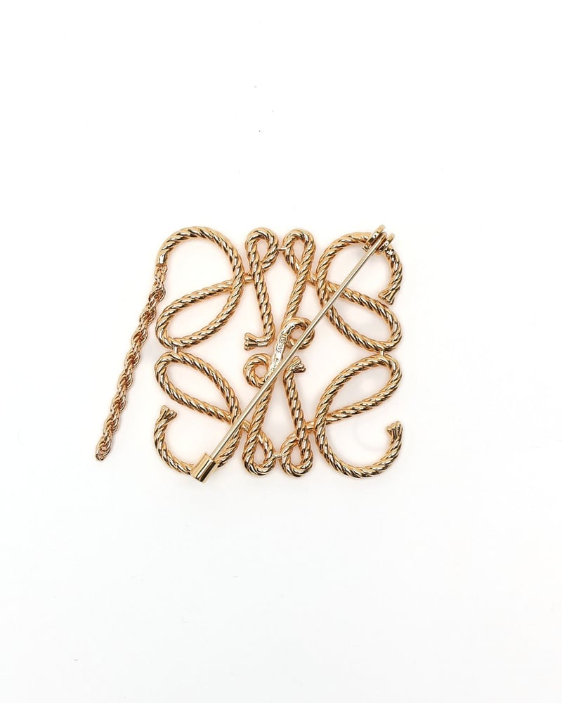 Loewe Anagram Rope Brooch