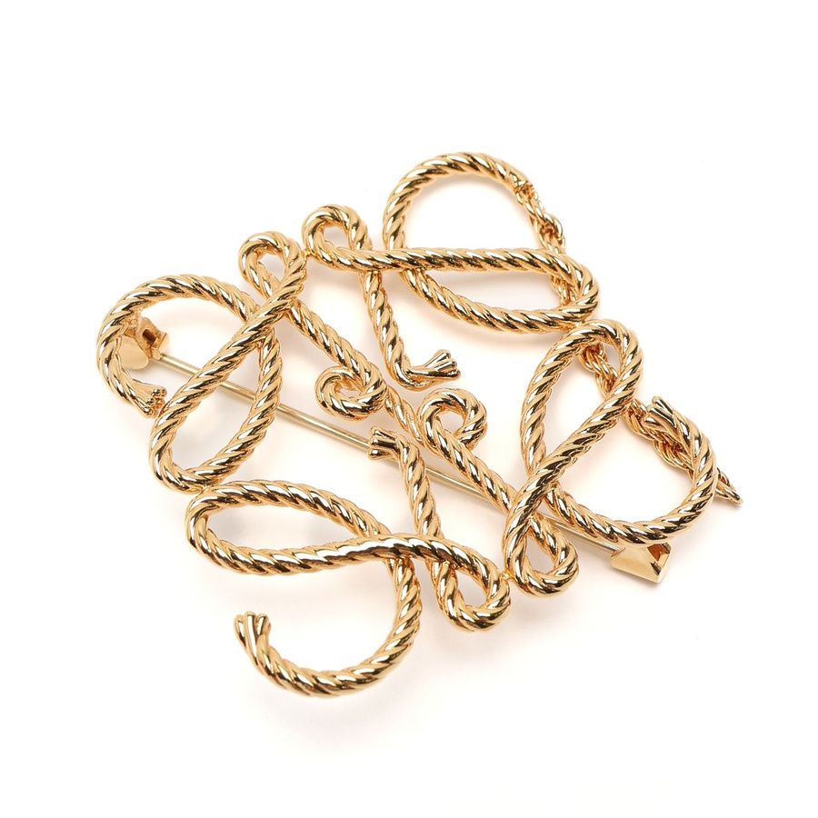 Loewe Anagram Rope Brooch