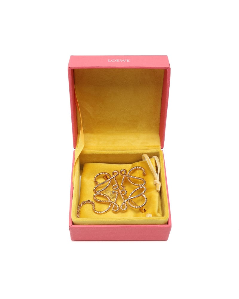 Loewe Anagram Rope Brooch