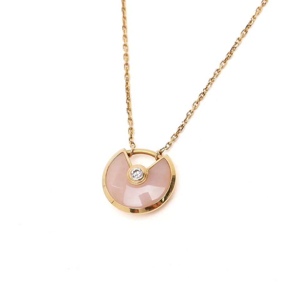 Cartier Amulette de Cartier Pink Opal 18Kt Necklace