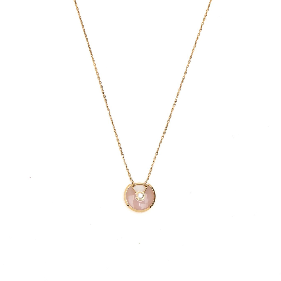 Cartier Amulette de Cartier Pink Opal 18Kt Necklace