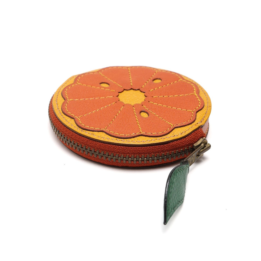 Hermès Tutti Frutti Orange Coin Purse