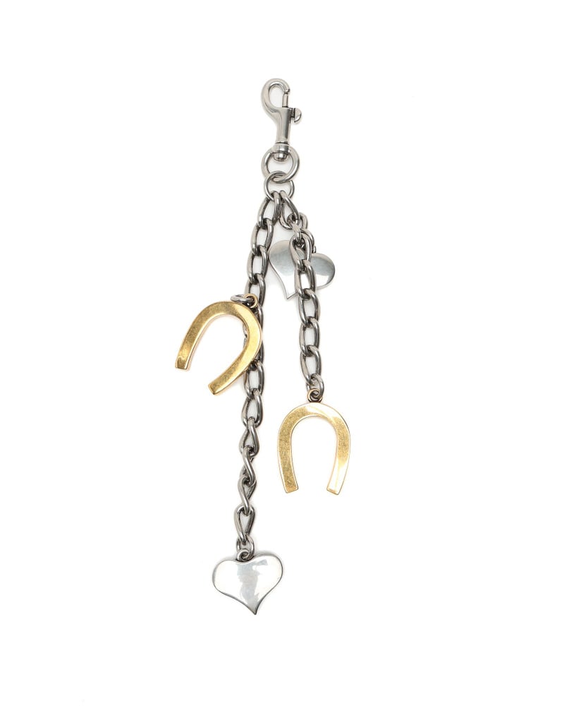 Balenciaga Horseshoe Heart Bag Charm