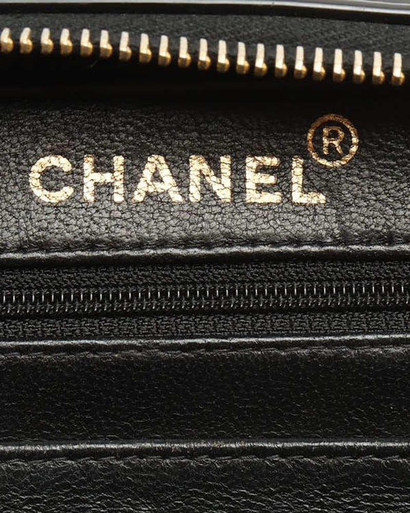 Chanel Quilted Patent Vanity Chain Bag