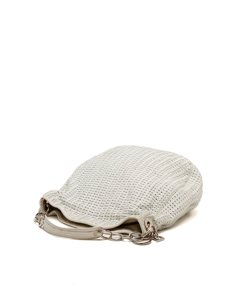 Christian Dior Woven Hobo Bag