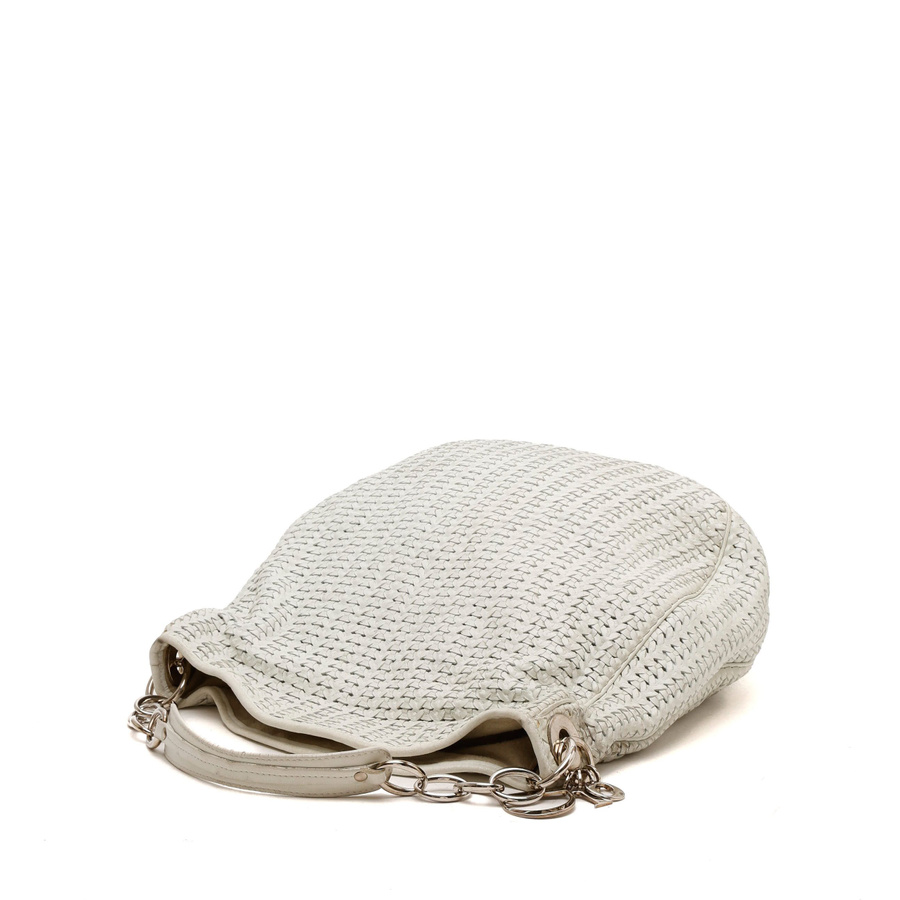 Christian Dior Woven Hobo Bag