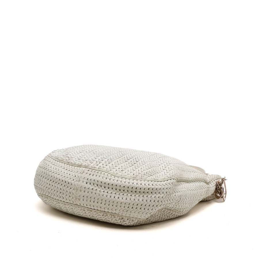 Christian Dior Woven Hobo Bag