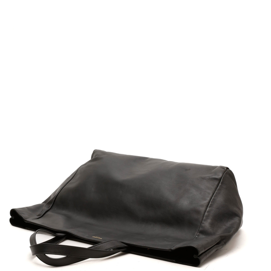 Saint Laurent Reversible Leather Suede Tote Bag