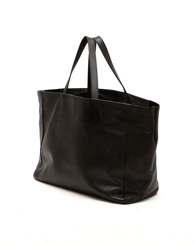 Saint Laurent Reversible Leather Suede Tote Bag