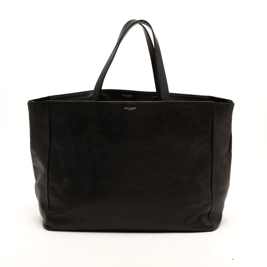 Saint Laurent Reversible Leather Suede Tote Bag