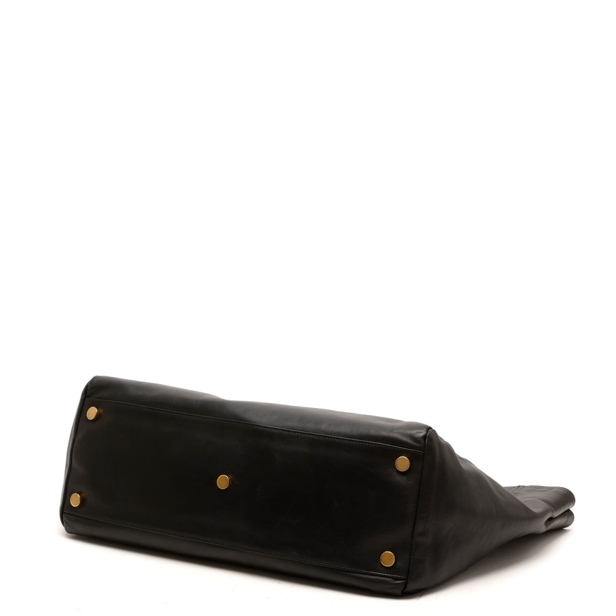 Saint Laurent Reversible Leather Suede Tote Bag