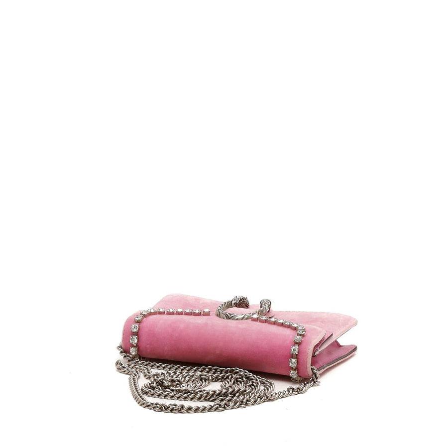 Gucci Super Mini Velvet Dionysus Rhinestone Bag
