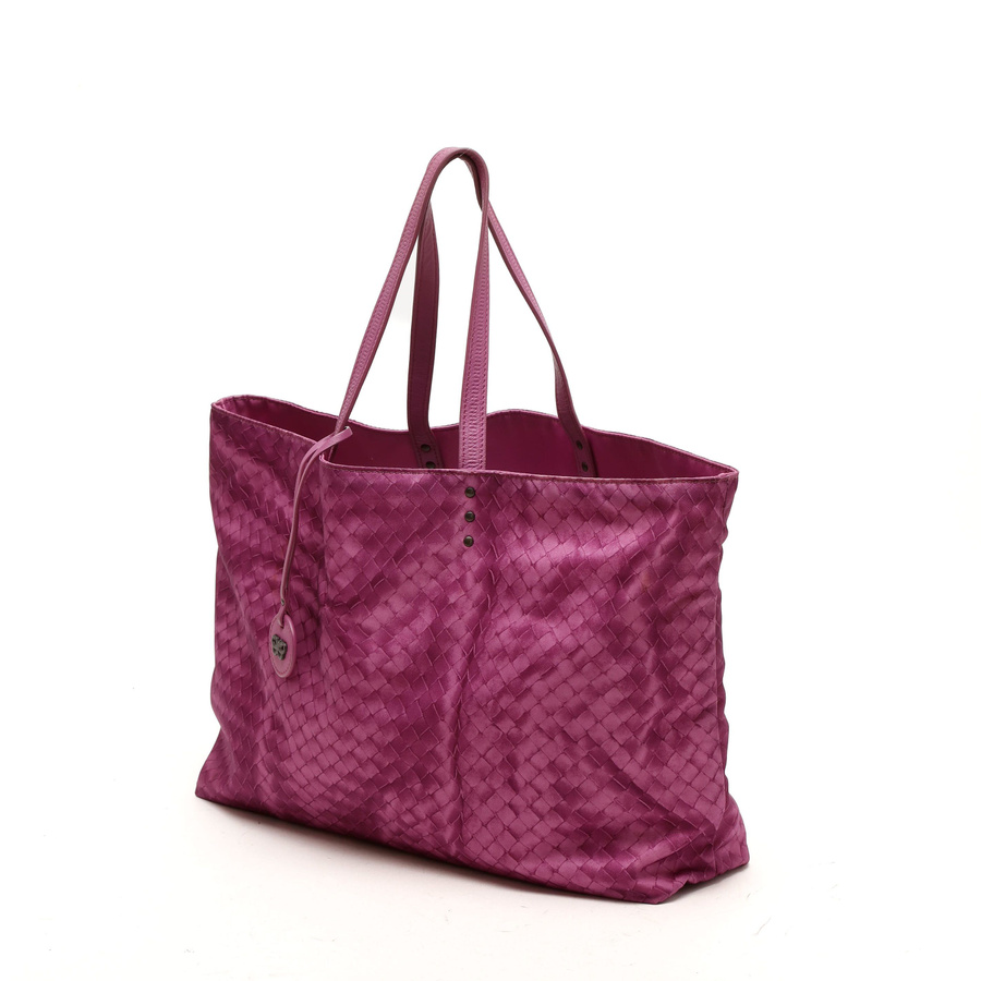 Bottega Veneta Nylon Intrecciato Tote Bag