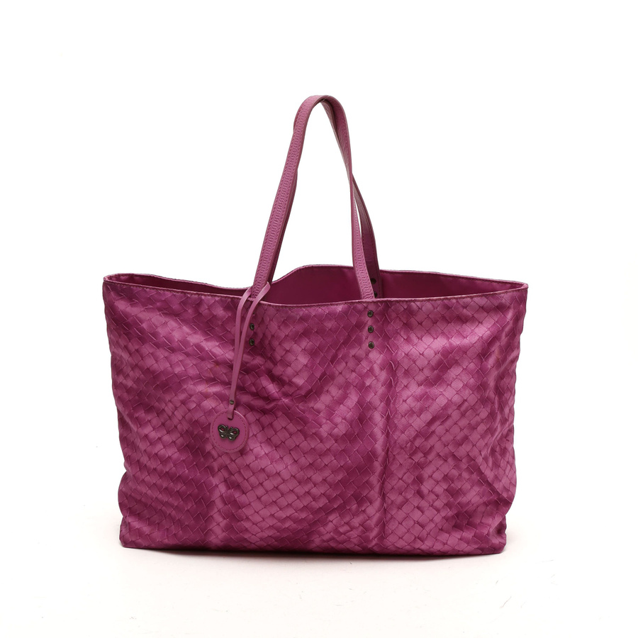 Bottega Veneta Nylon Intrecciato Tote Bag