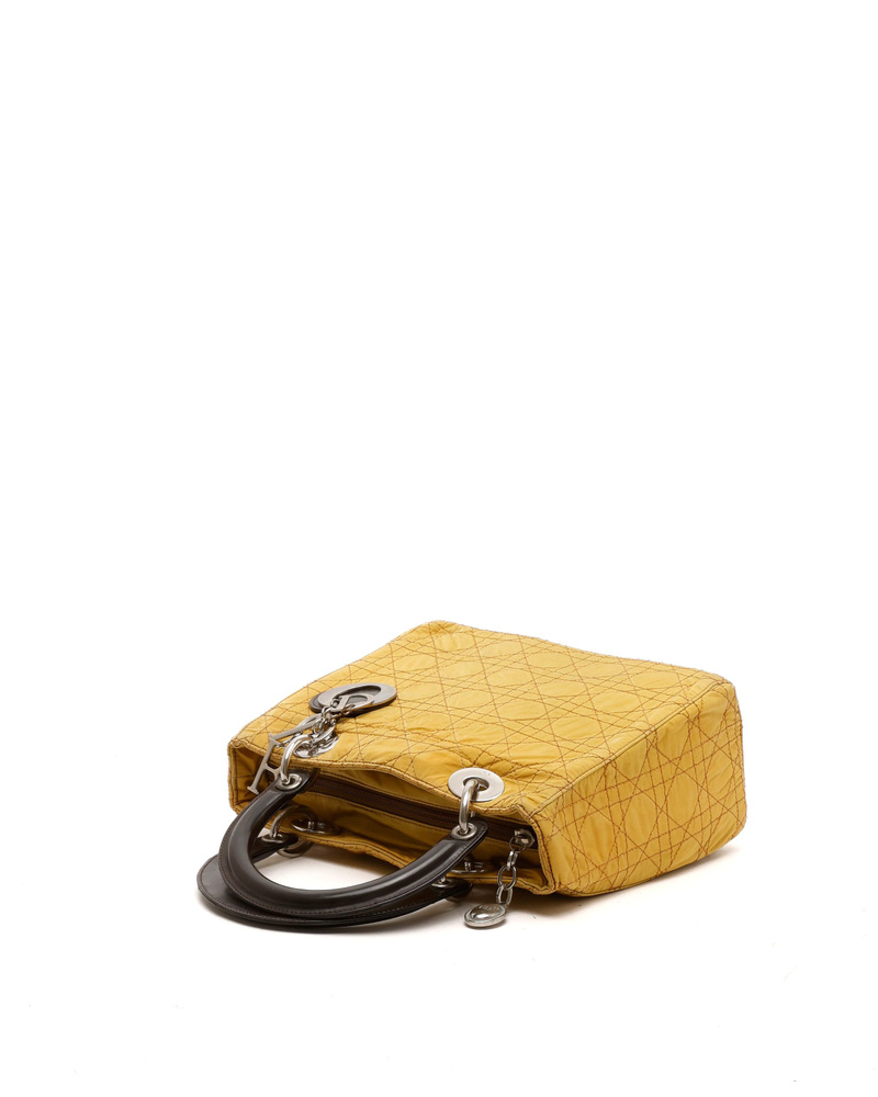 Christian Dior Nylon Medium Lady Dior Bag