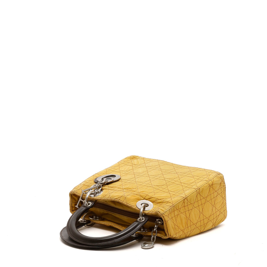 Christian Dior Nylon Medium Lady Dior Bag