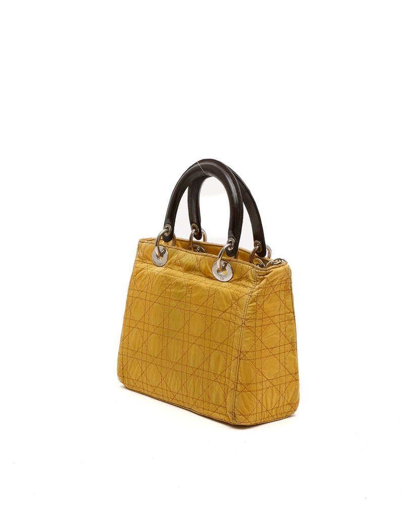 Christian Dior Nylon Medium Lady Dior Bag