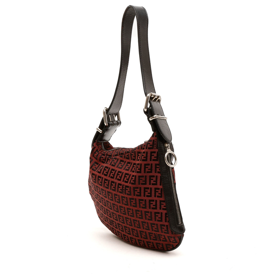 Fendi Zucchino Oyster Hobo Bag