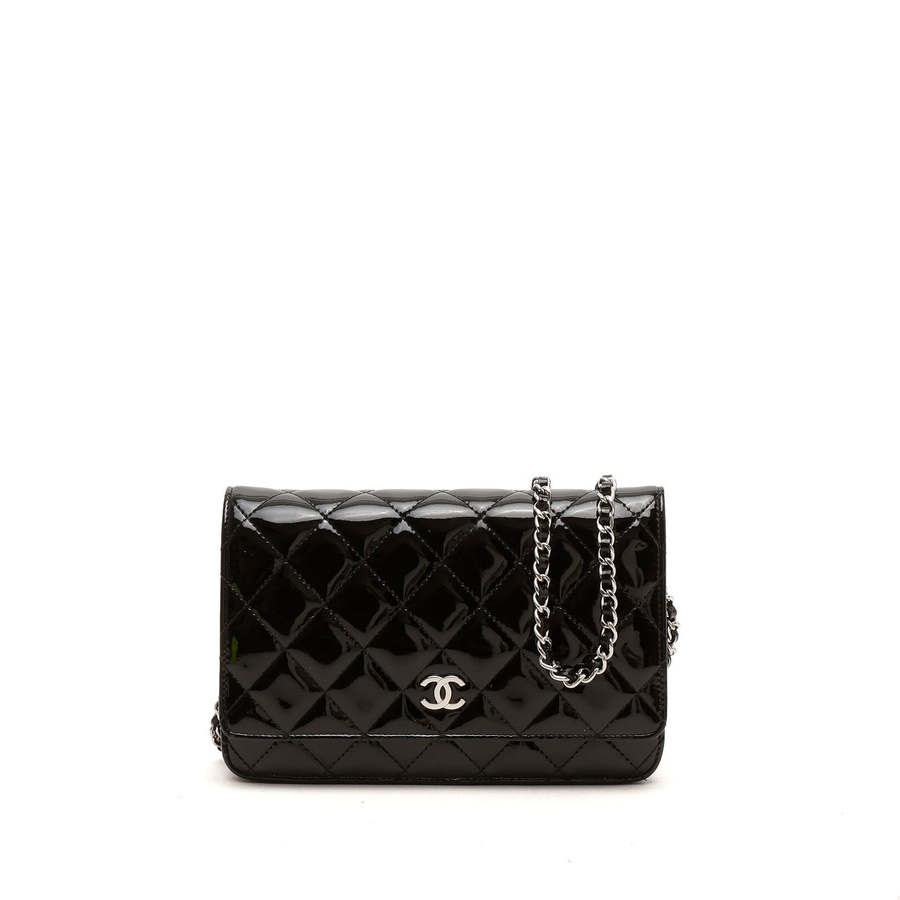 Chanel Classic Patent Wallet on Chain Bag