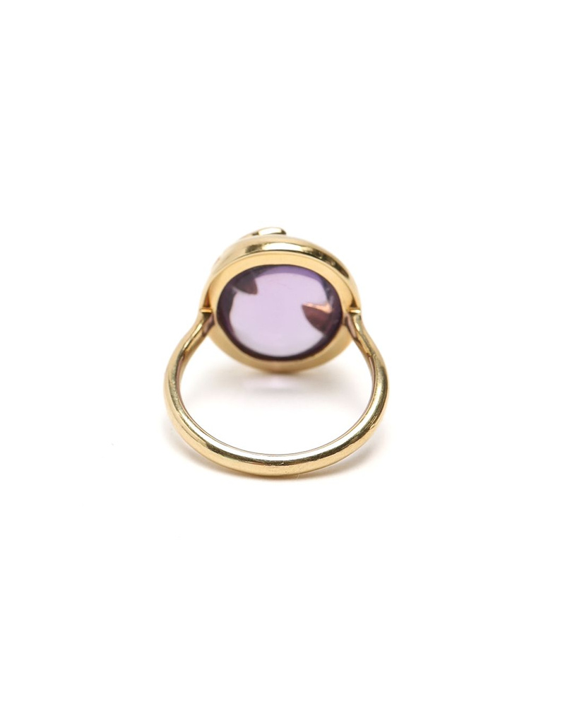 Tiffany & Co Paloma Picasso Olive Leaf Amethyst Ring